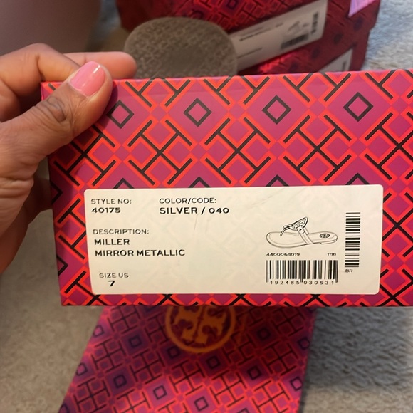 TB silver sandals - Picture 3 of 6